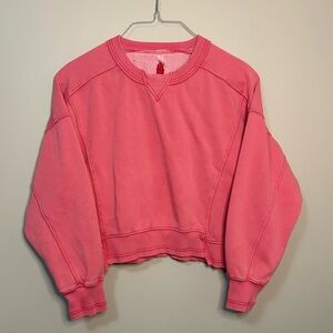 Coral Pink Free People Movement Intercept Pullover
